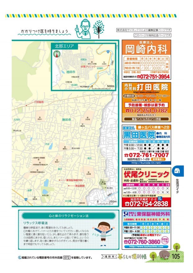 16.池田市病院・医院MAP